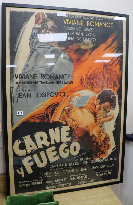 An Argentinian 1960s film poster